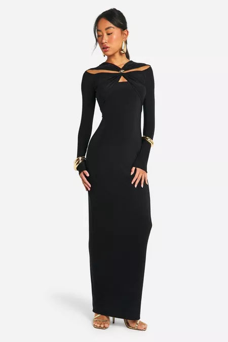 Vivienne Modern Cut-Out Maxi Dress