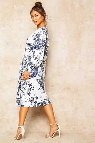 Blooming Elegance Midi Dress