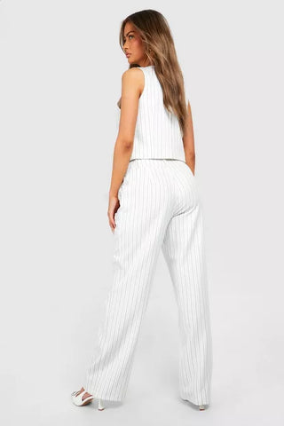 Elara Pinstripe Trousers