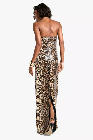 Luxe Wild Sequin Bandeau Maxi