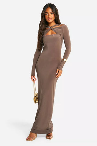 Vivienne Modern Cut-Out Maxi Dress