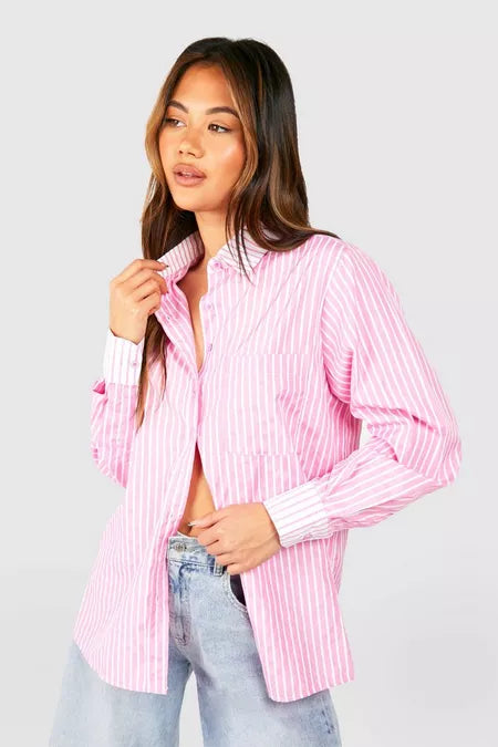 Bold Stripes Oversized Shirt