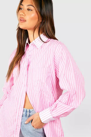 Bold Stripes Oversized Shirt