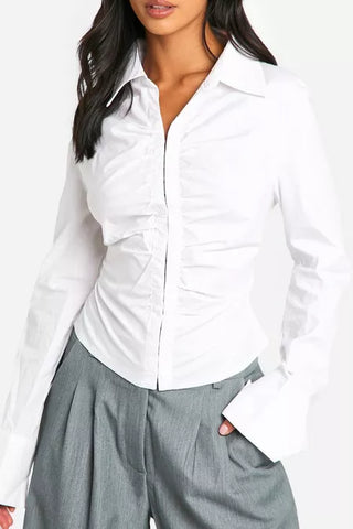 Petite Contour Ruched Shirt