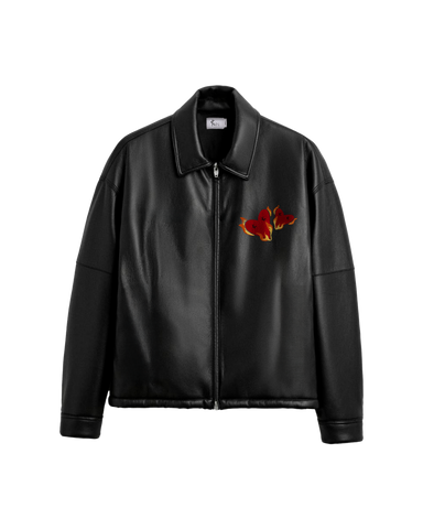 Twin Flames Leather Jacket