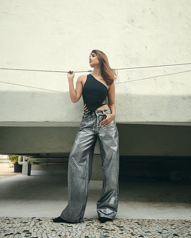 Glimmer Foiled Release Jean