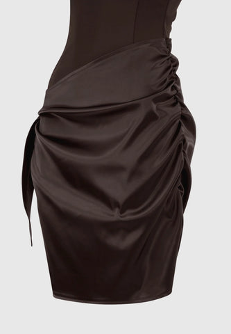 Noir Wrap Bodycon