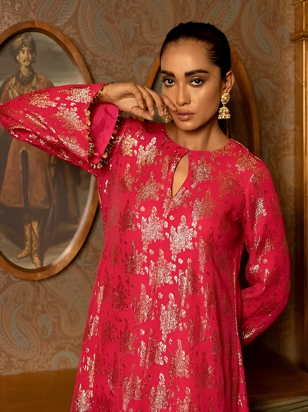 Blush pink kurta set