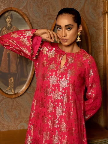 Blush pink kurta set