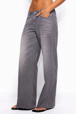 Rogue Distressed Low-Rise Jeans