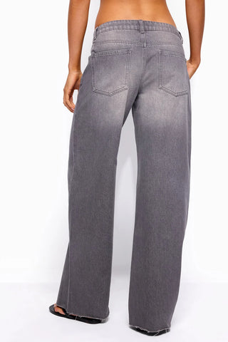 Rogue Distressed Low-Rise Jeans