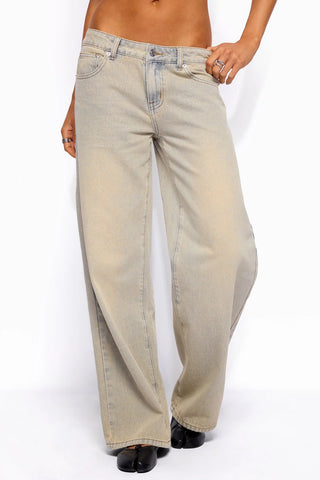 Rogue Distressed Low-Rise Jeans