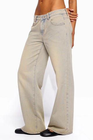 Rogue Distressed Low-Rise Jeans