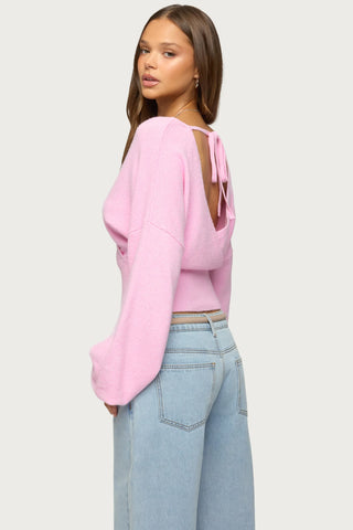 Lillia V Neck Wrap Sweater