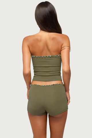 Monroah Bead Low Rise Shorts