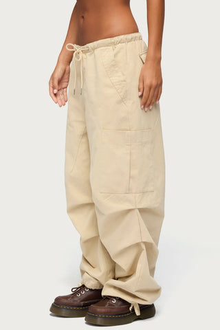 Emzi Baggy Cotton Cargo Pants