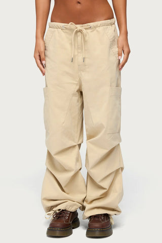 Emzi Baggy Cotton Cargo Pants