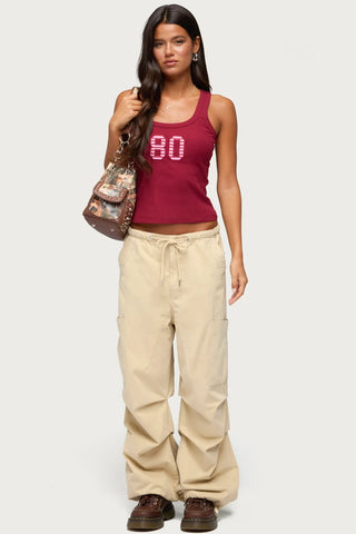 Emzi Baggy Cotton Cargo Pants