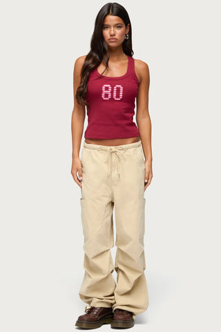 Emzi Baggy Cotton Cargo Pants