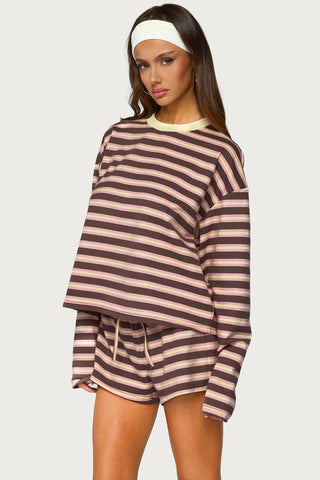 Striped Long Sleeve Top