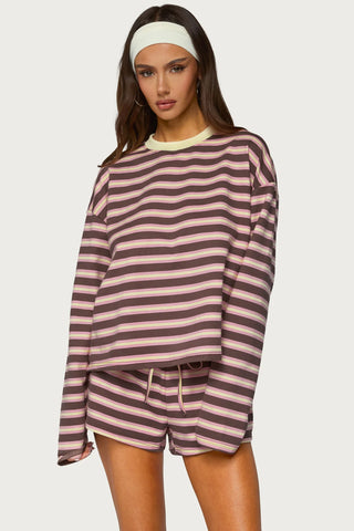 Striped Long Sleeve Top