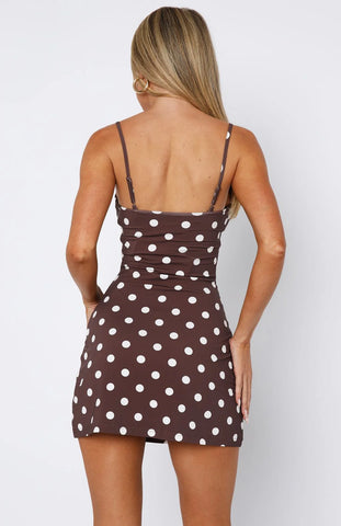 Maybe Later Mini Dress Burning Lily
