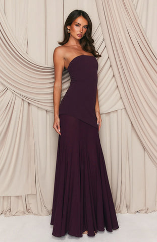 Sending My Best Strapless Maxi Dress