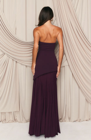 Sending My Best Strapless Maxi Dress