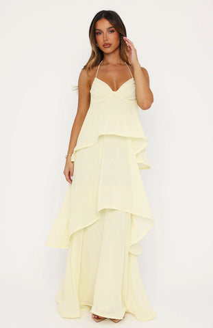 Twirl With Me Maxi Dress Baby Blue